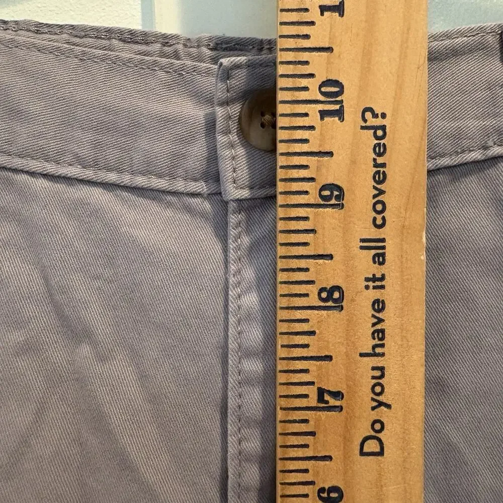 Childrens Place Pants Boys XXL 16‎ Light Gray Slim Button Closure Zip Chino
